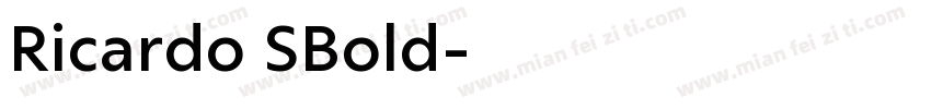 Ricardo SBold字体转换